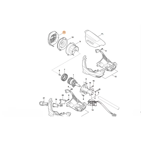 STIHL  Kratka ochronna 4867 706 8000
